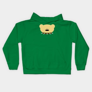 Teddy with spiked Collar Kids Hoodie